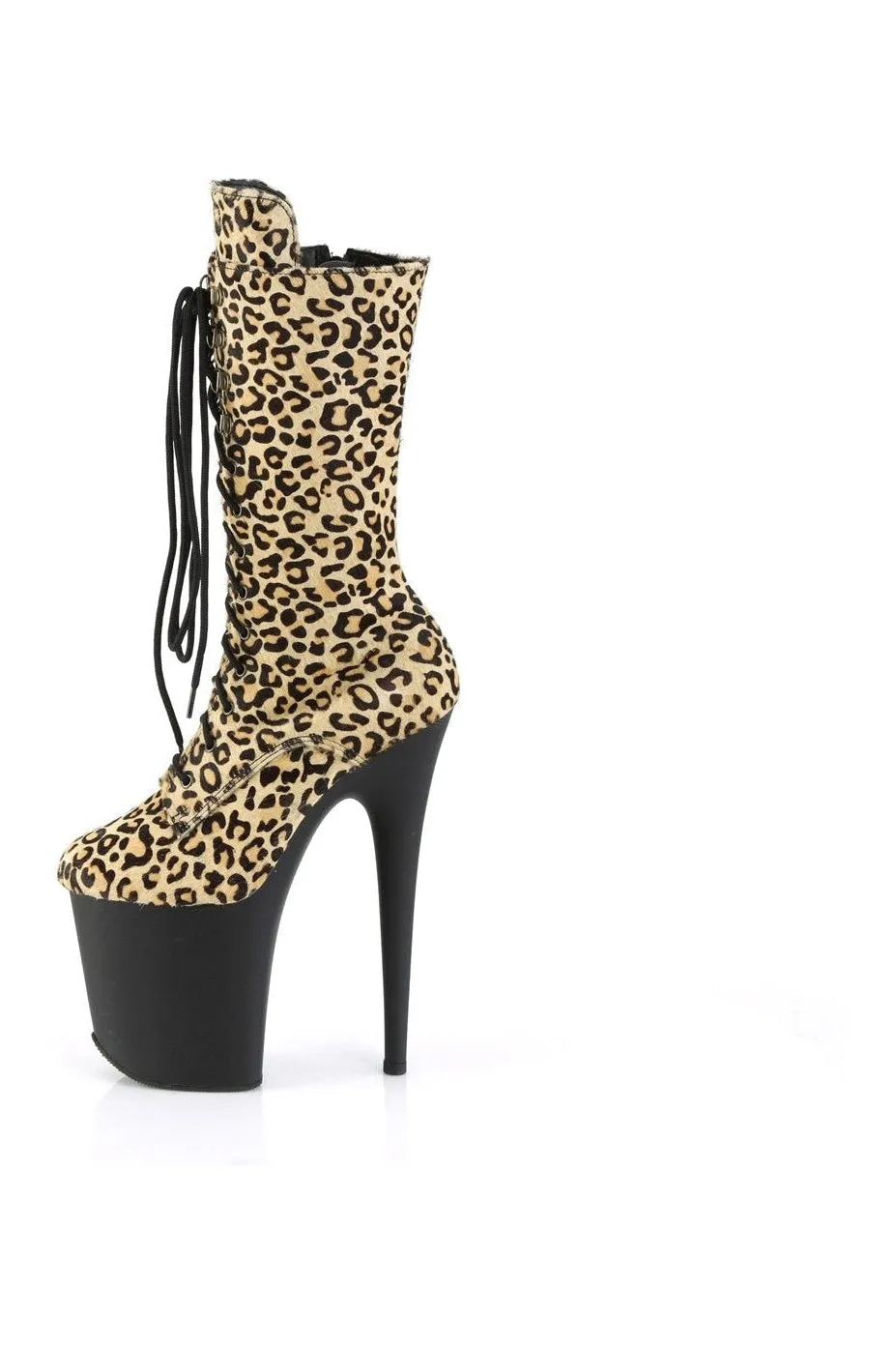 FLAMINGO-1050LP Ankle Boot | Animal Faux Suede