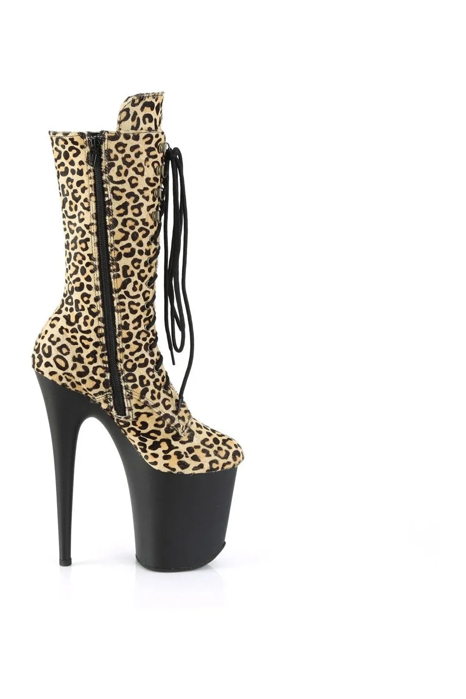 FLAMINGO-1050LP Ankle Boot | Animal Faux Suede