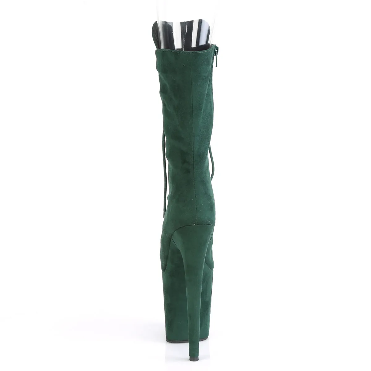 FLAMINGO-1051FS  Emerald Green Faux Suede/Emerald Green Faux Suede