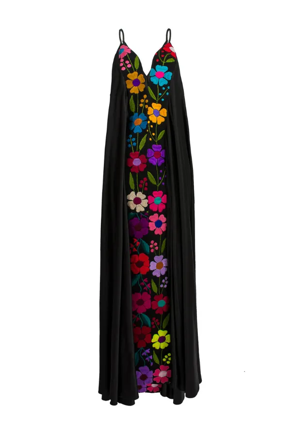 Floral Silk Dress