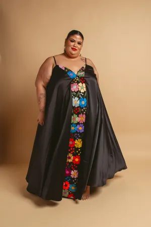 Floral Silk Dress