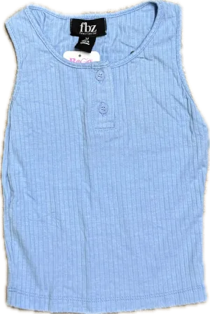 FLOWERS BY ZOE- Blue Parama Top