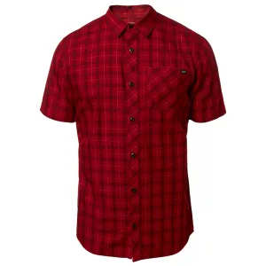 Fox Overload Ss Woven Shirt - Cardinal