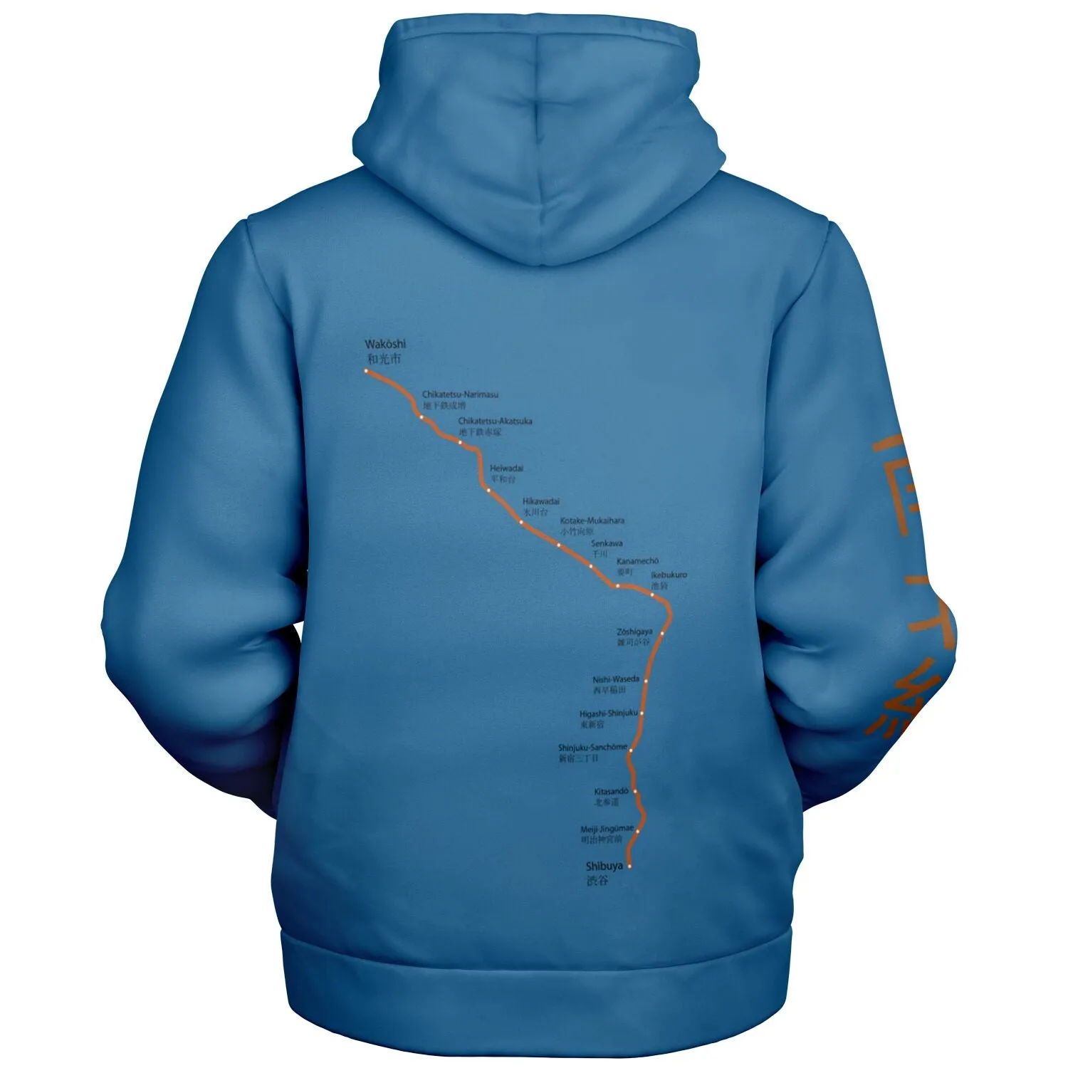 Fukutoshin Line Ultra-Soft Microfleece Zip Hoodie