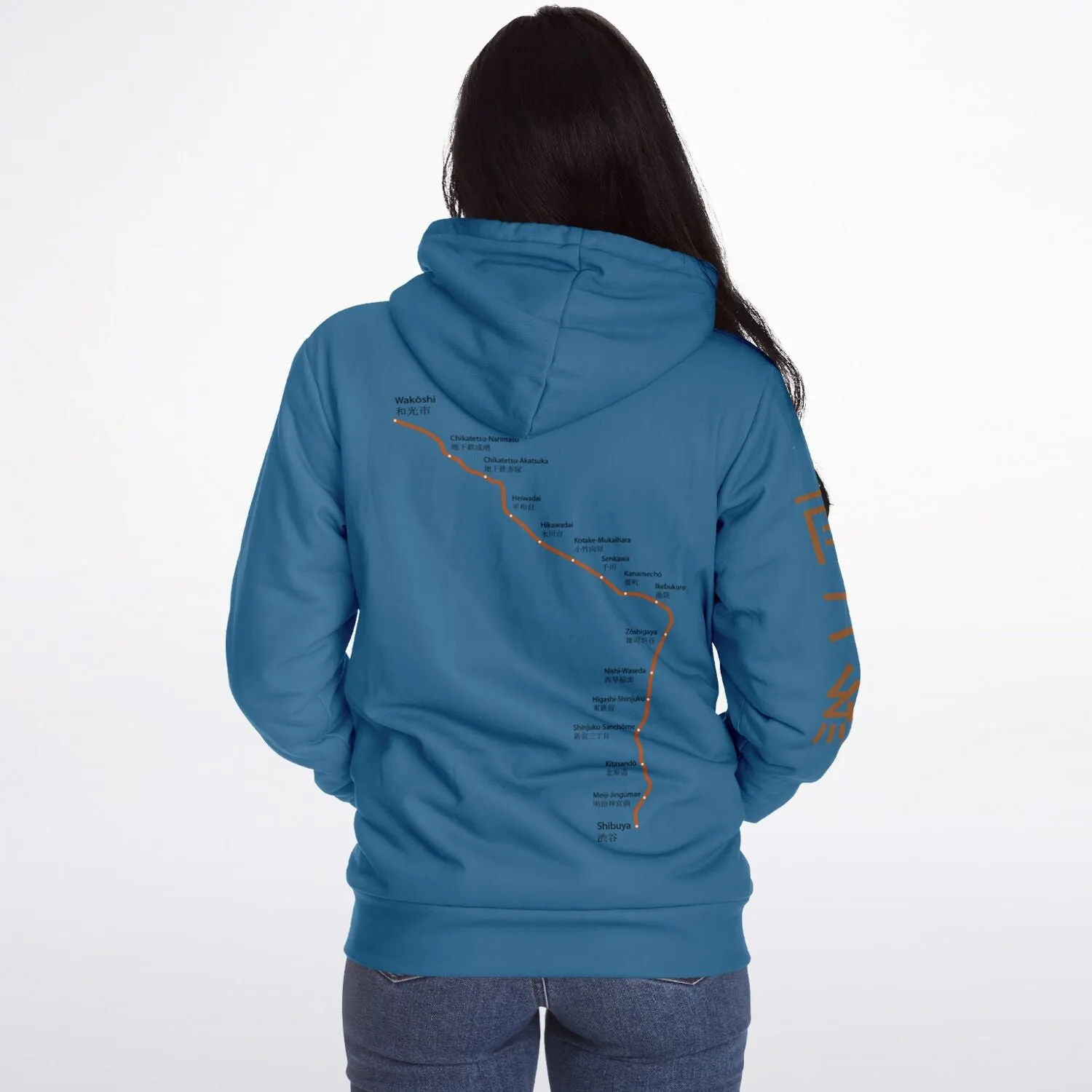 Fukutoshin Line Ultra-Soft Microfleece Zip Hoodie