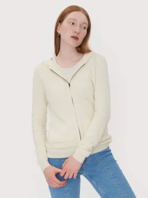 Full-Zip Cashmere Hoodie