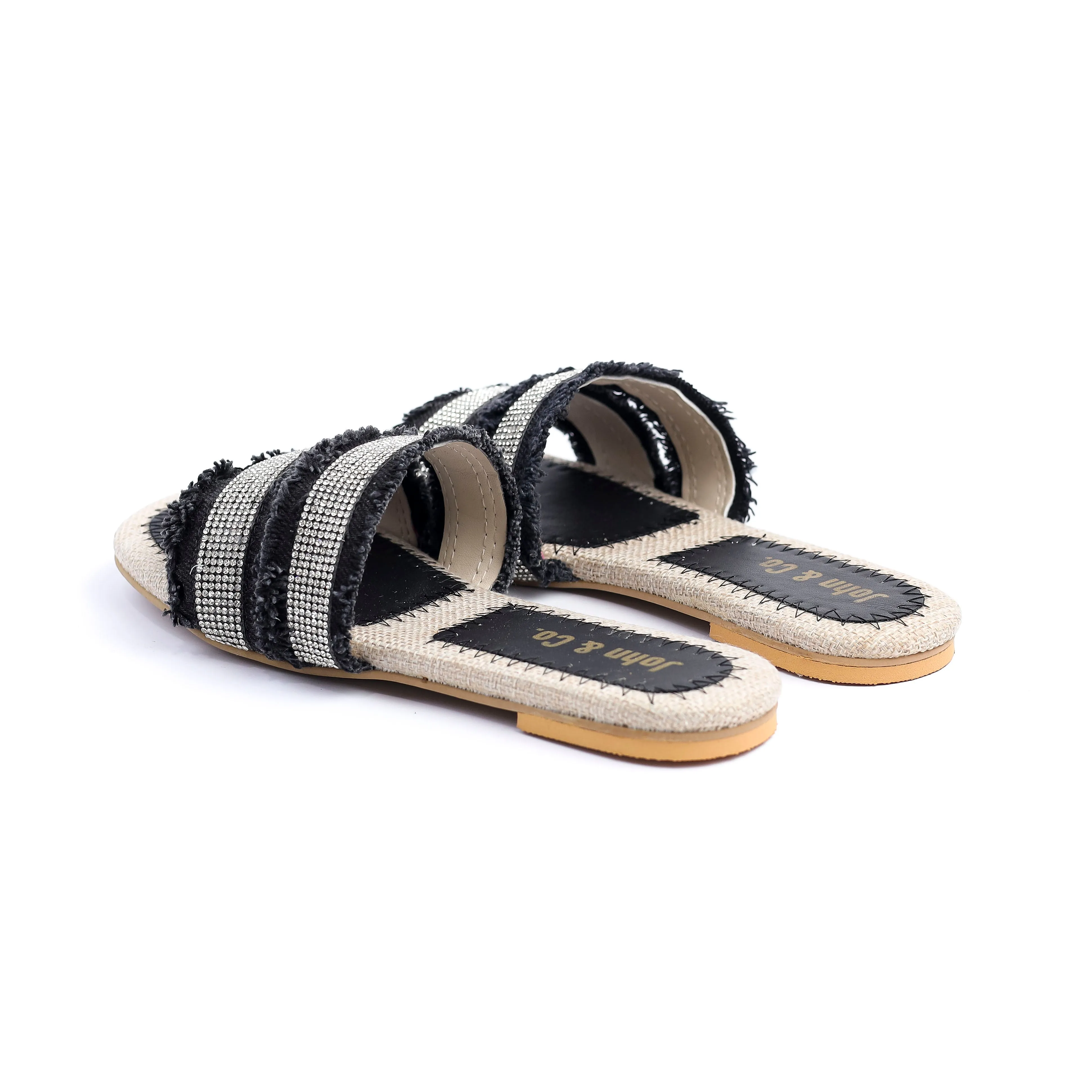 Glitter wave slipper