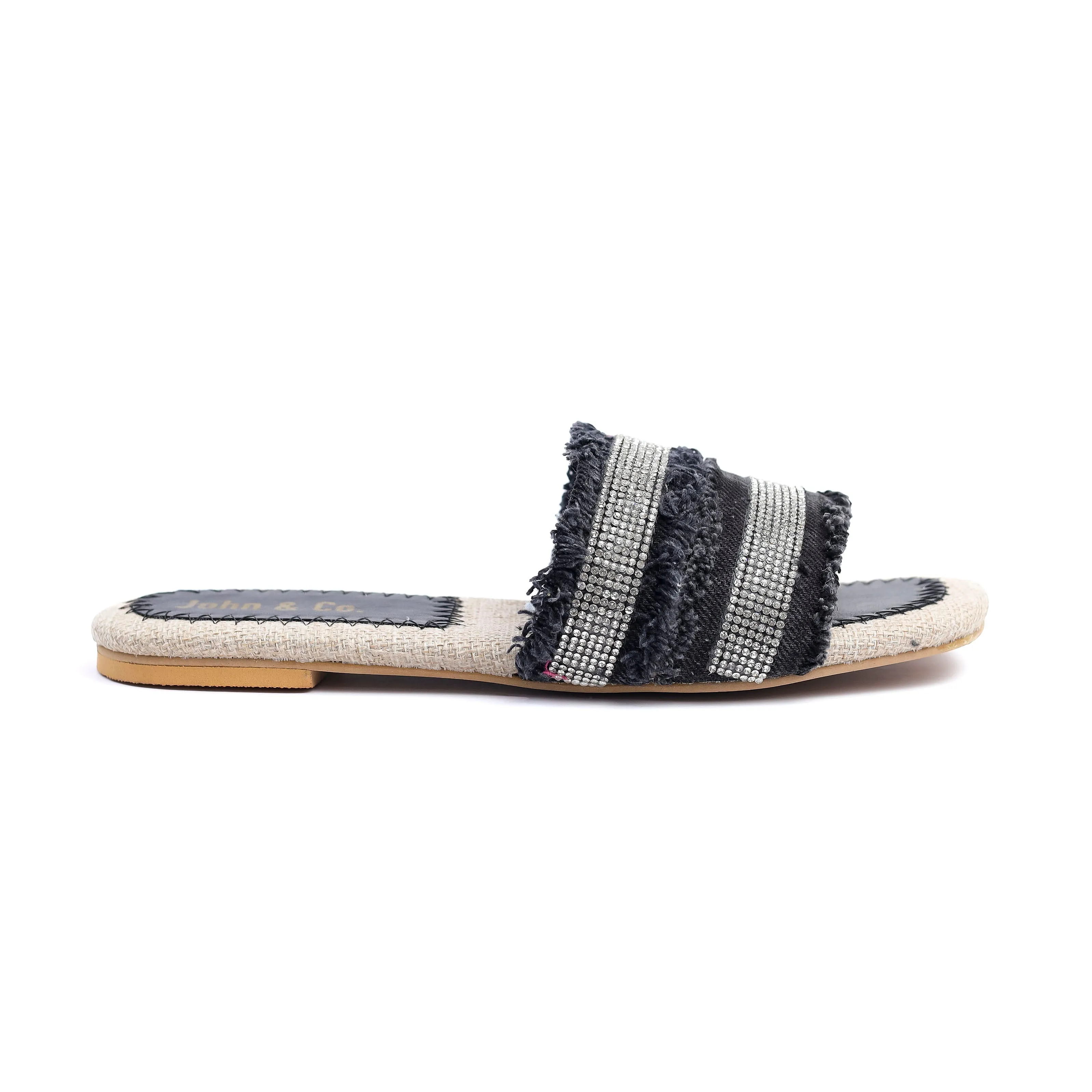 Glitter wave slipper