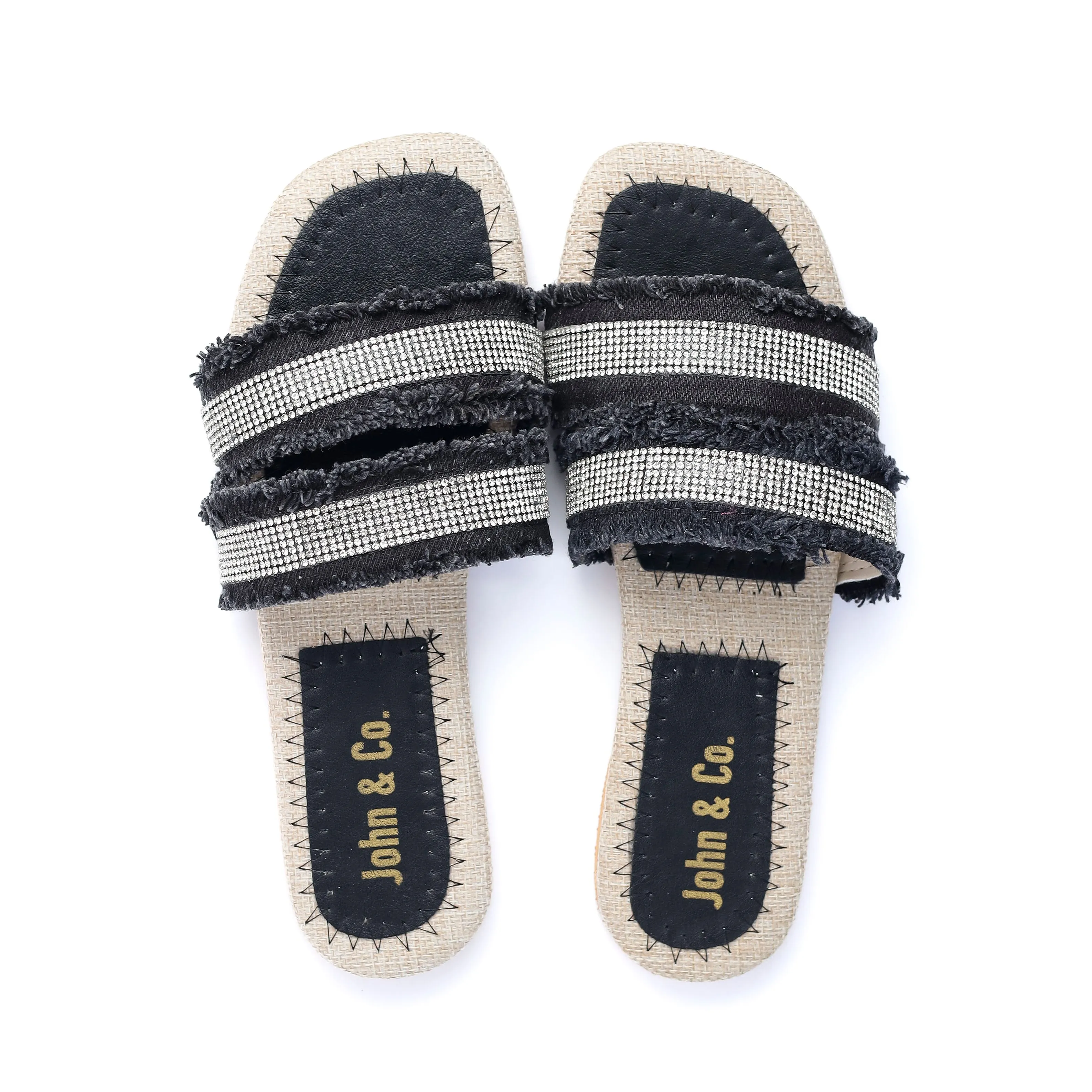 Glitter wave slipper