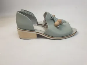 Gorman pale blue leather slide on shoes size 35