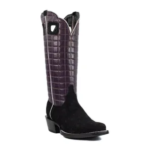 Gus - Cutter Toe - Black & Purple