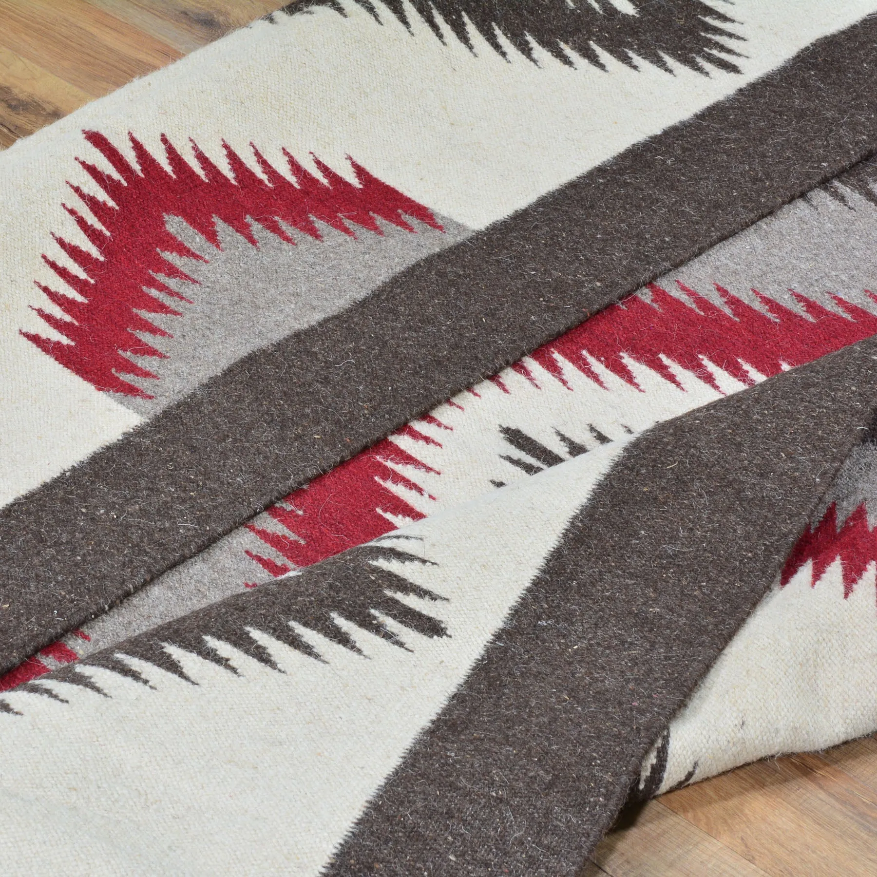 Hand-Woven Navajo Style Southwestern Design FlatWeave Rug (Size 6.0 X 9.0) Cwral-6945