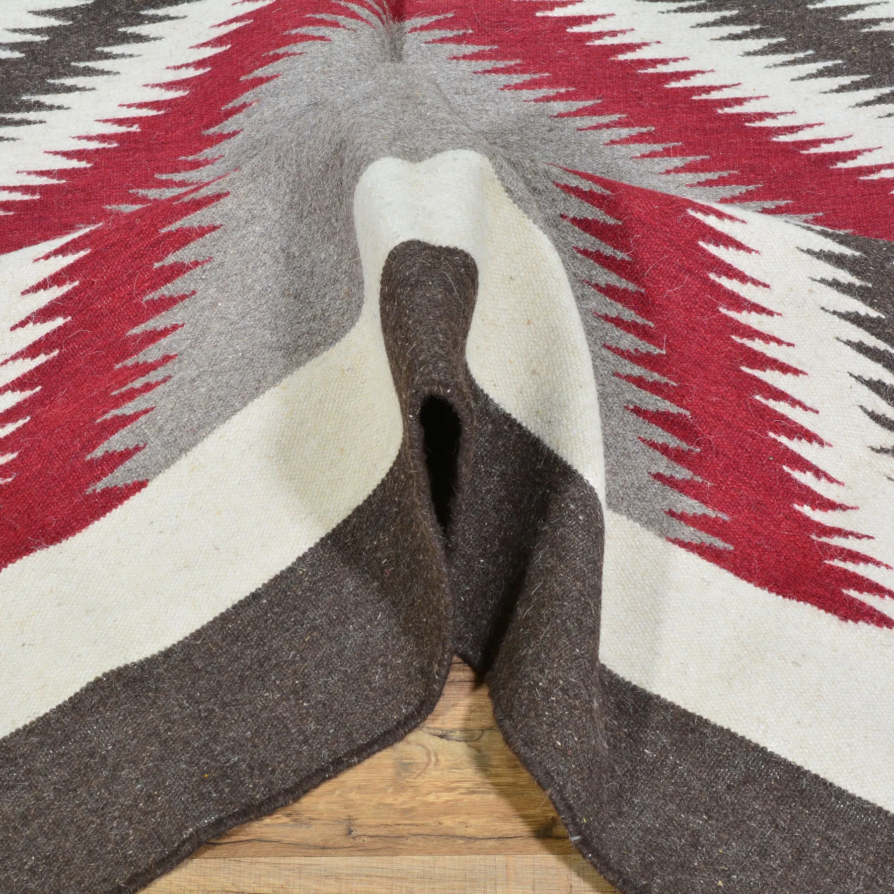 Hand-Woven Navajo Style Southwestern Design FlatWeave Rug (Size 6.0 X 9.0) Cwral-6945