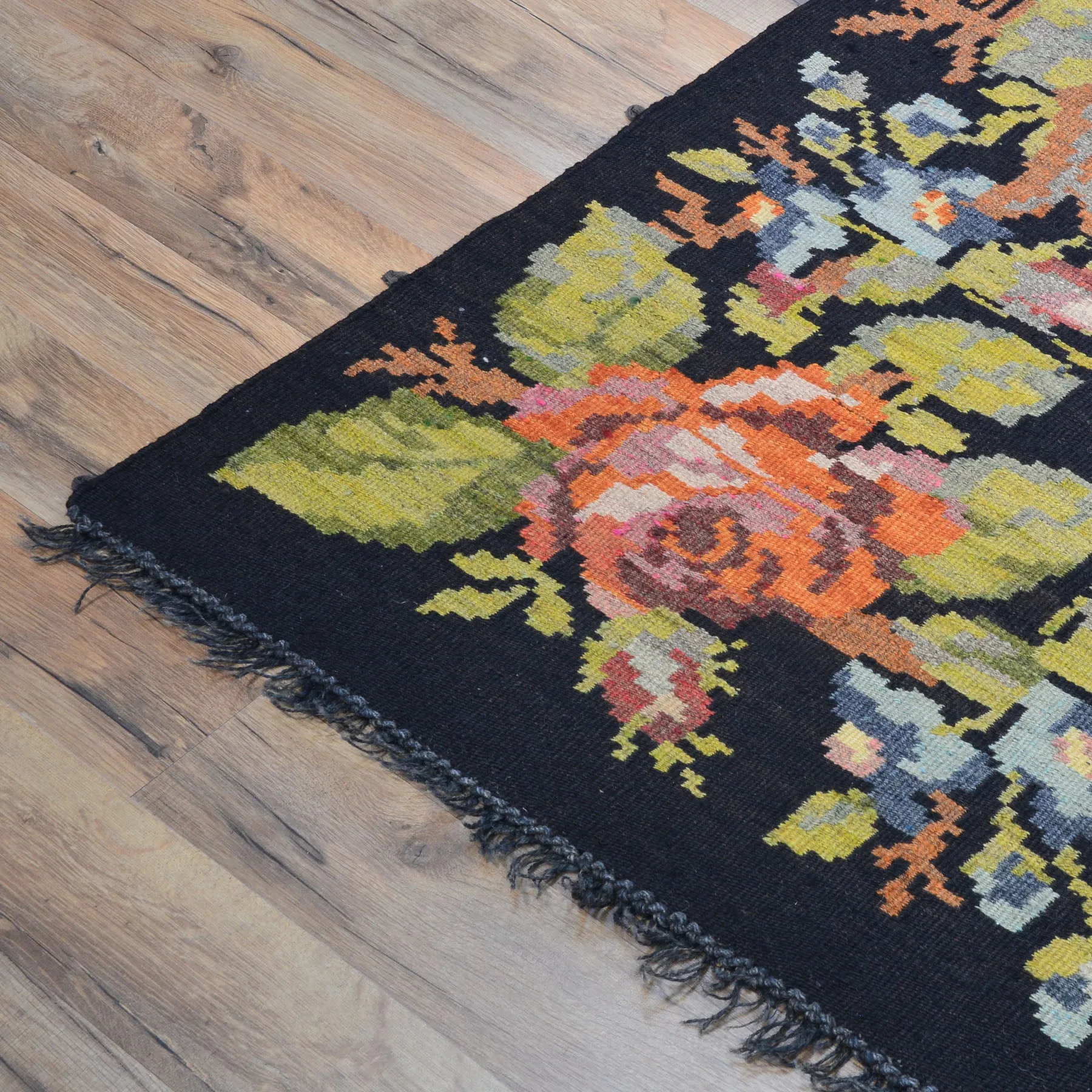 Hand-Woven Reversible Bessarabian Maldivian Kilim Handmade Rug (Size 6.7 X 11.6) Cwral-10170