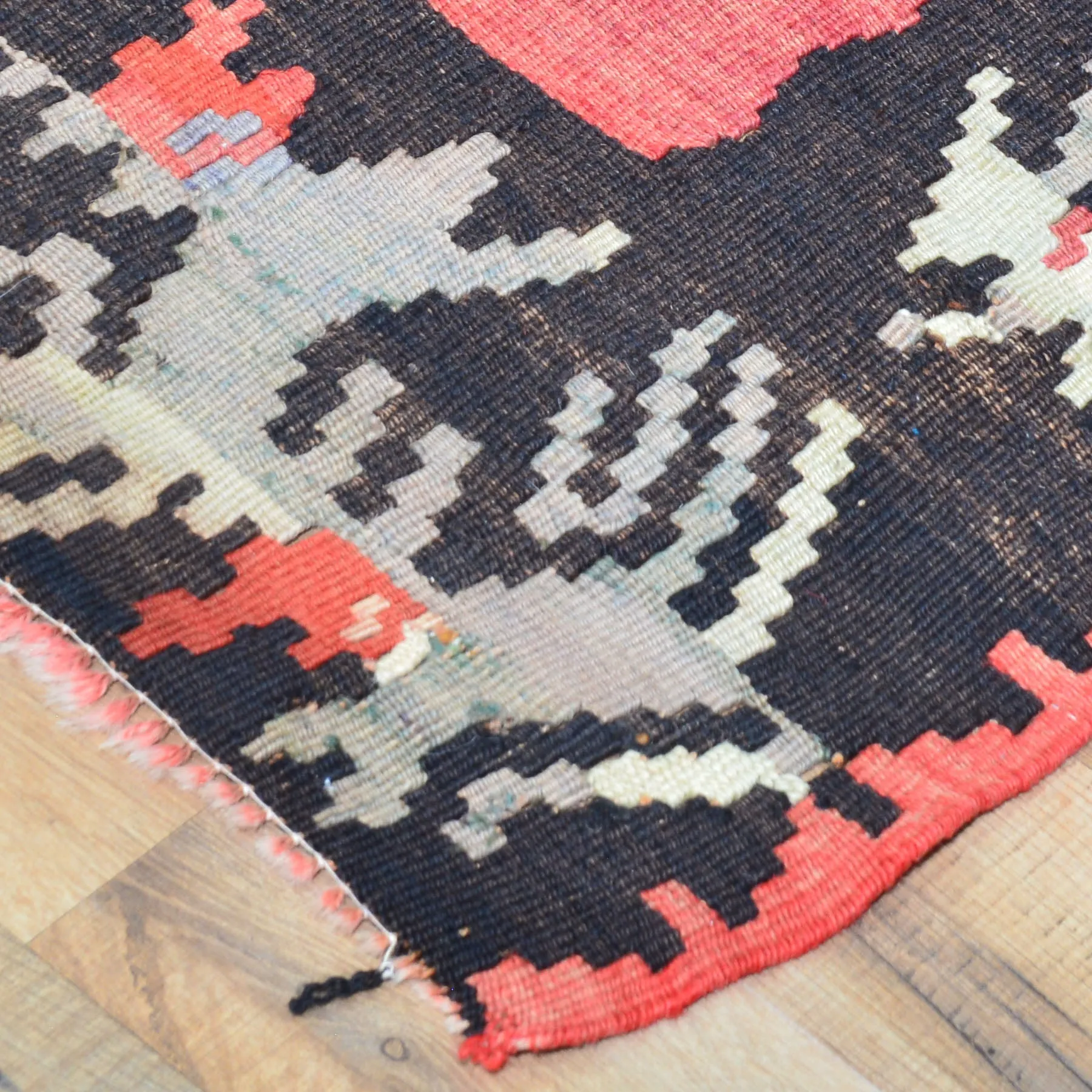 Hand-Woven Turkish Besarabian Kilim Flatweave Handmade Wool Rug (Size 4.11 X 7.0) Brrsf-1383