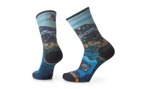 Hike Light Cushion Icy Range Print Crew Socks (Women's) - SW001988