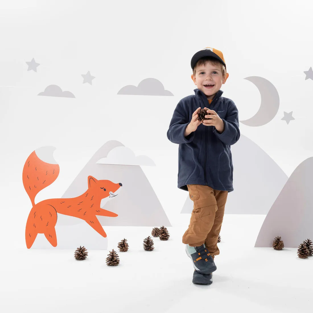 Hiking fleece jacket - MH150 - children 2-6 years
