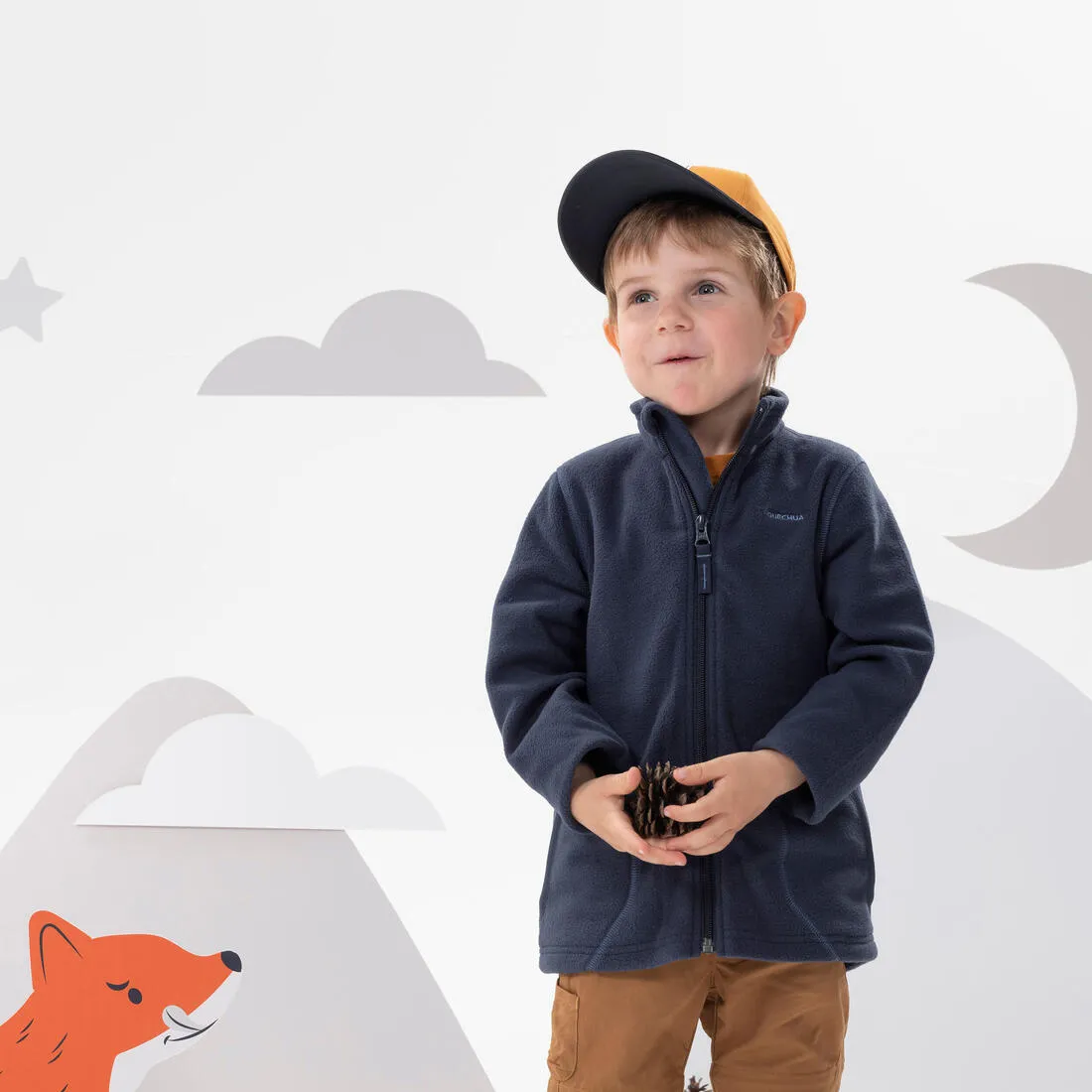 Hiking fleece jacket - MH150 - children 2-6 years