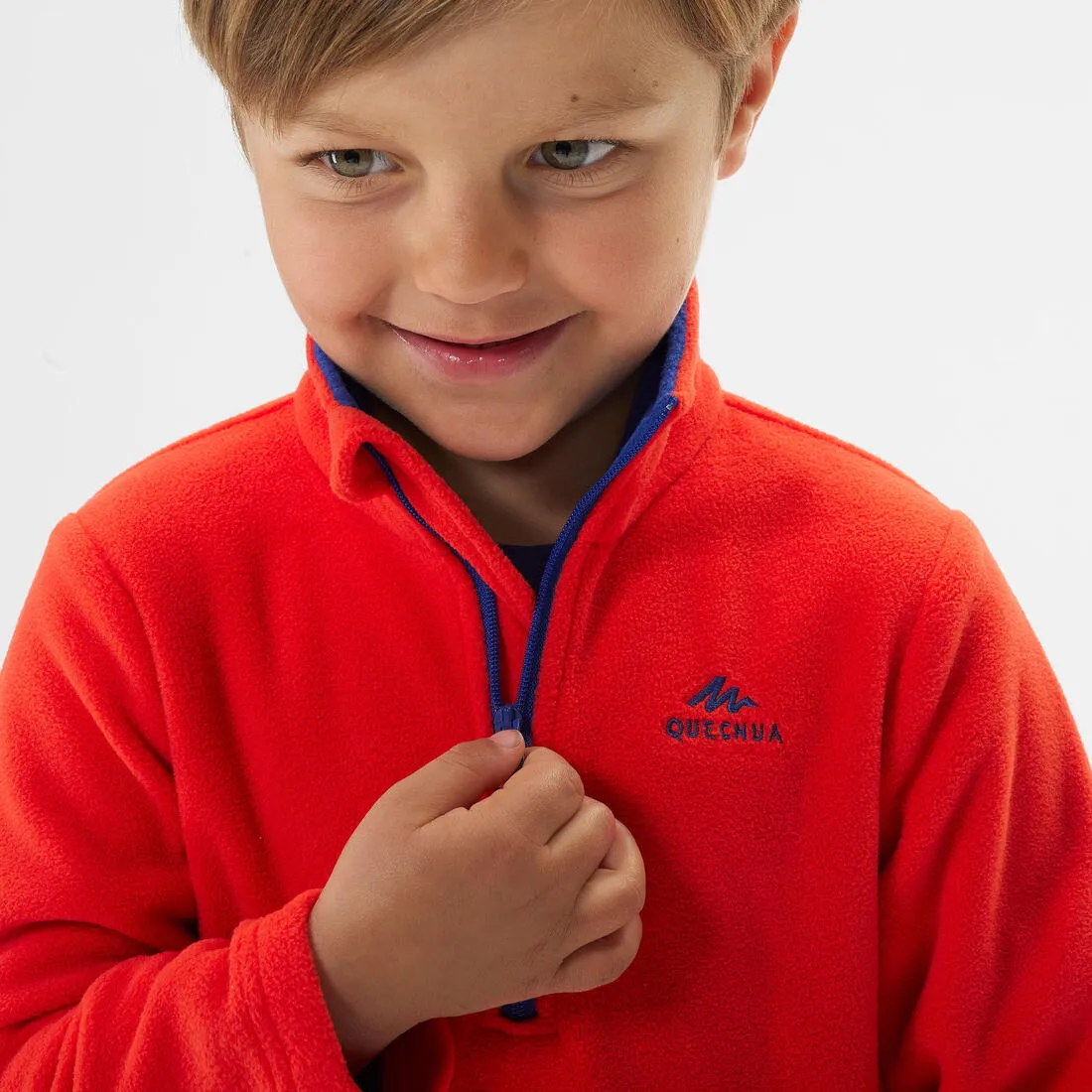 Hiking fleece - MH100 - Green - children 2-6 years