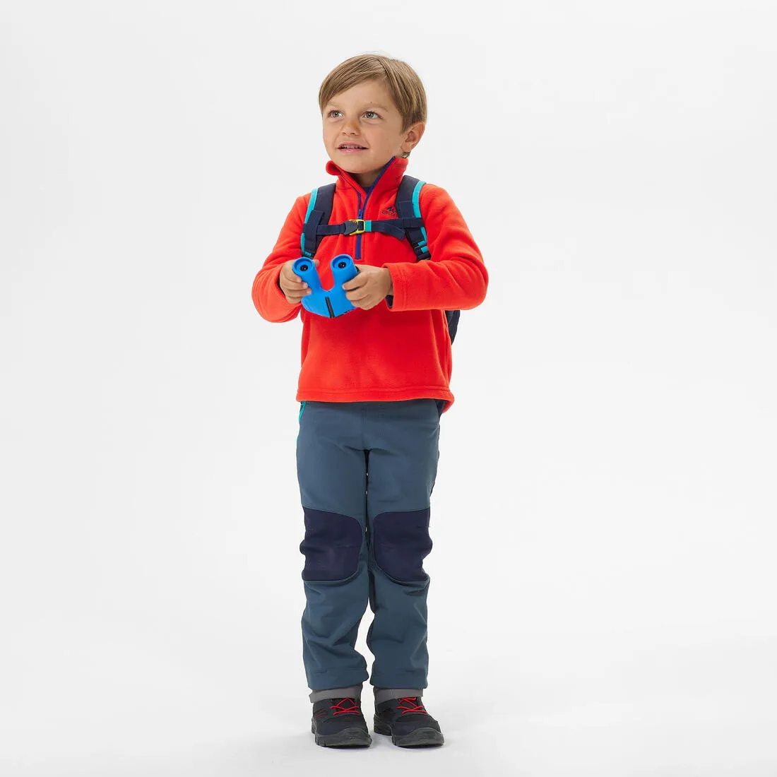 Hiking fleece - MH100 - Green - children 2-6 years