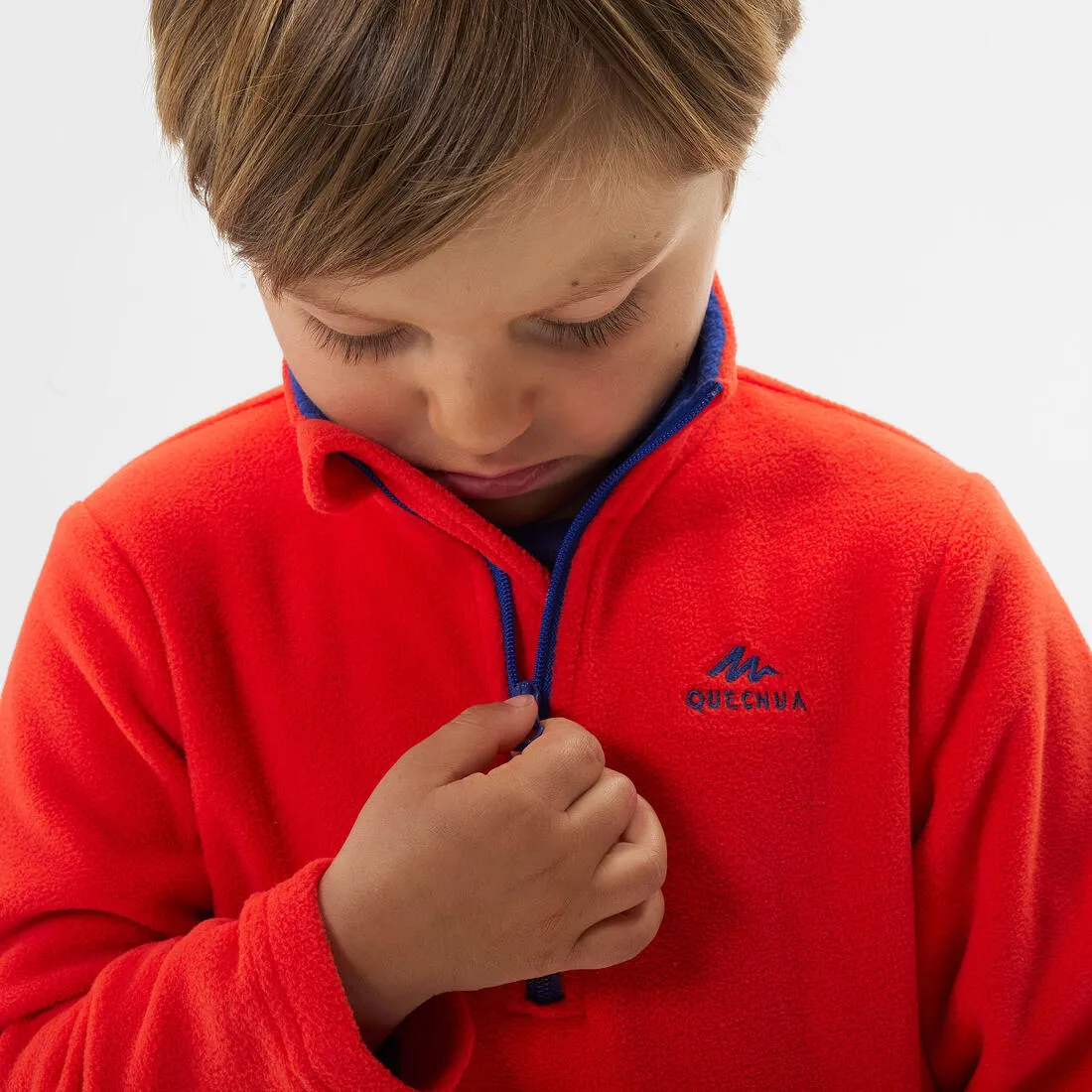 Hiking fleece - MH100 - Green - children 2-6 years