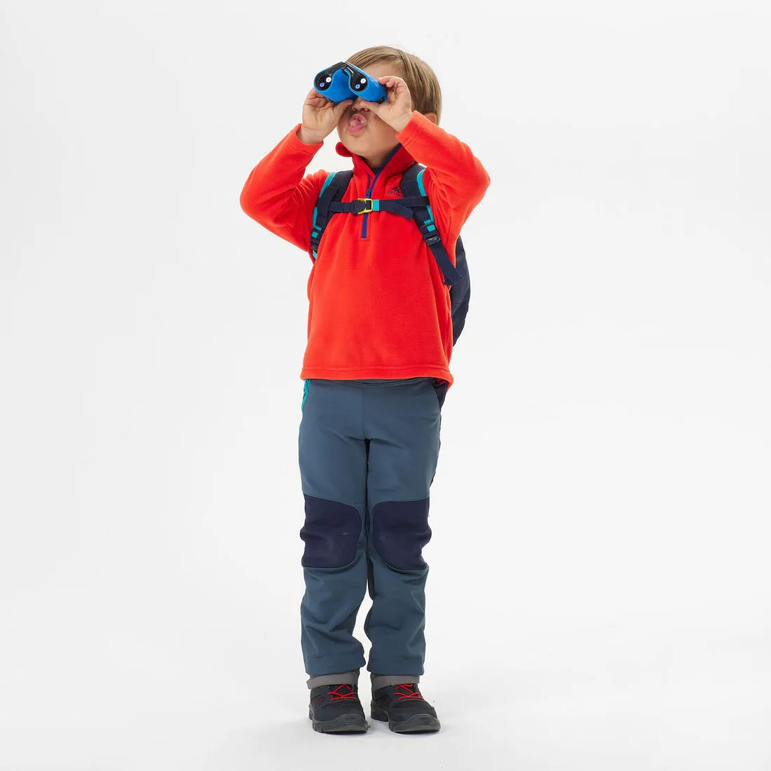 Hiking fleece - MH100 - Green - children 2-6 years