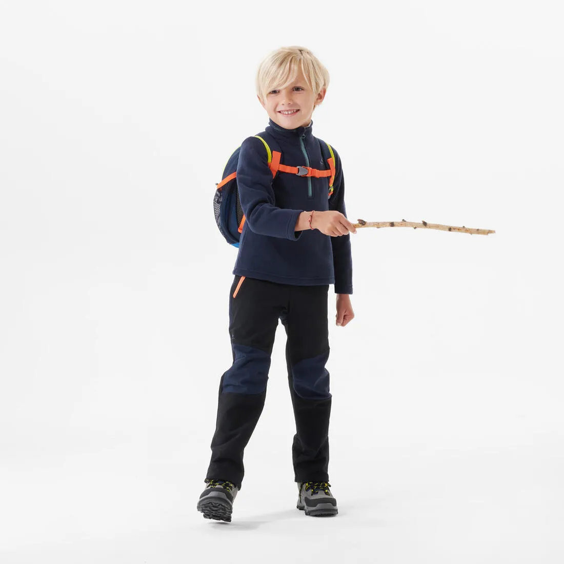 Hiking fleece - MH100 - Green - children 2-6 years