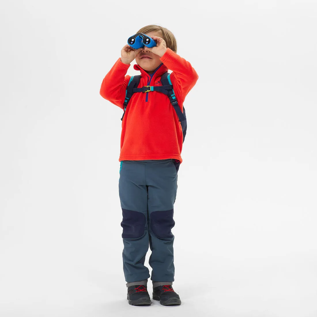 Hiking fleece - MH100 - Green - children 2-6 years