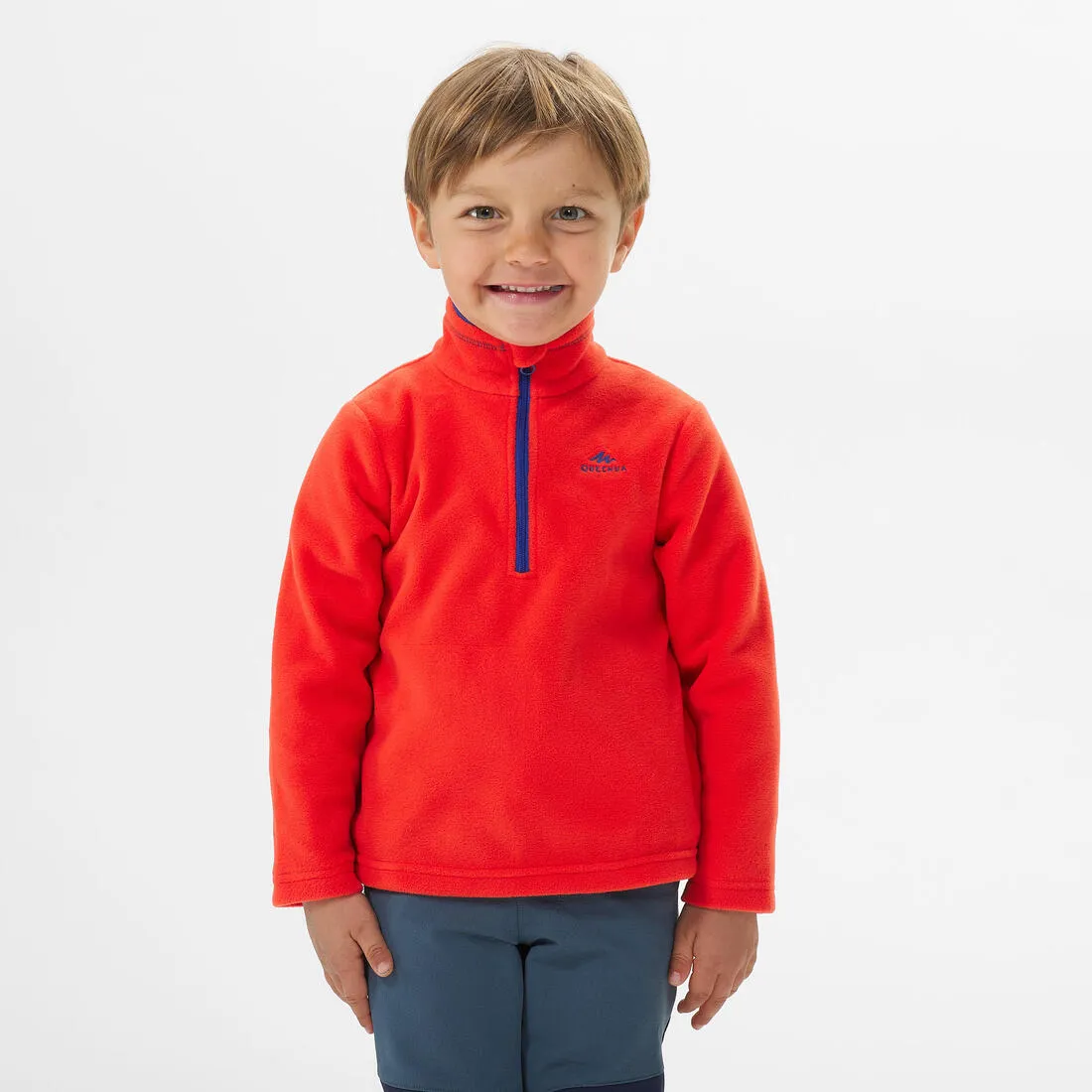 Hiking fleece - MH100 - Green - children 2-6 years