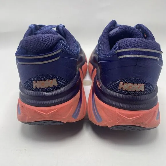 Hoka One One Infinite Shoes Women Size 10 Blue Coral Running Sneakers 3723