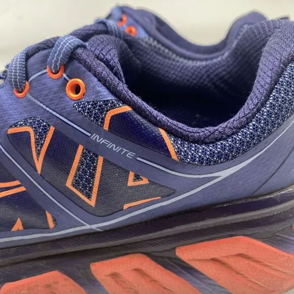 Hoka One One Infinite Shoes Women Size 10 Blue Coral Running Sneakers 3723