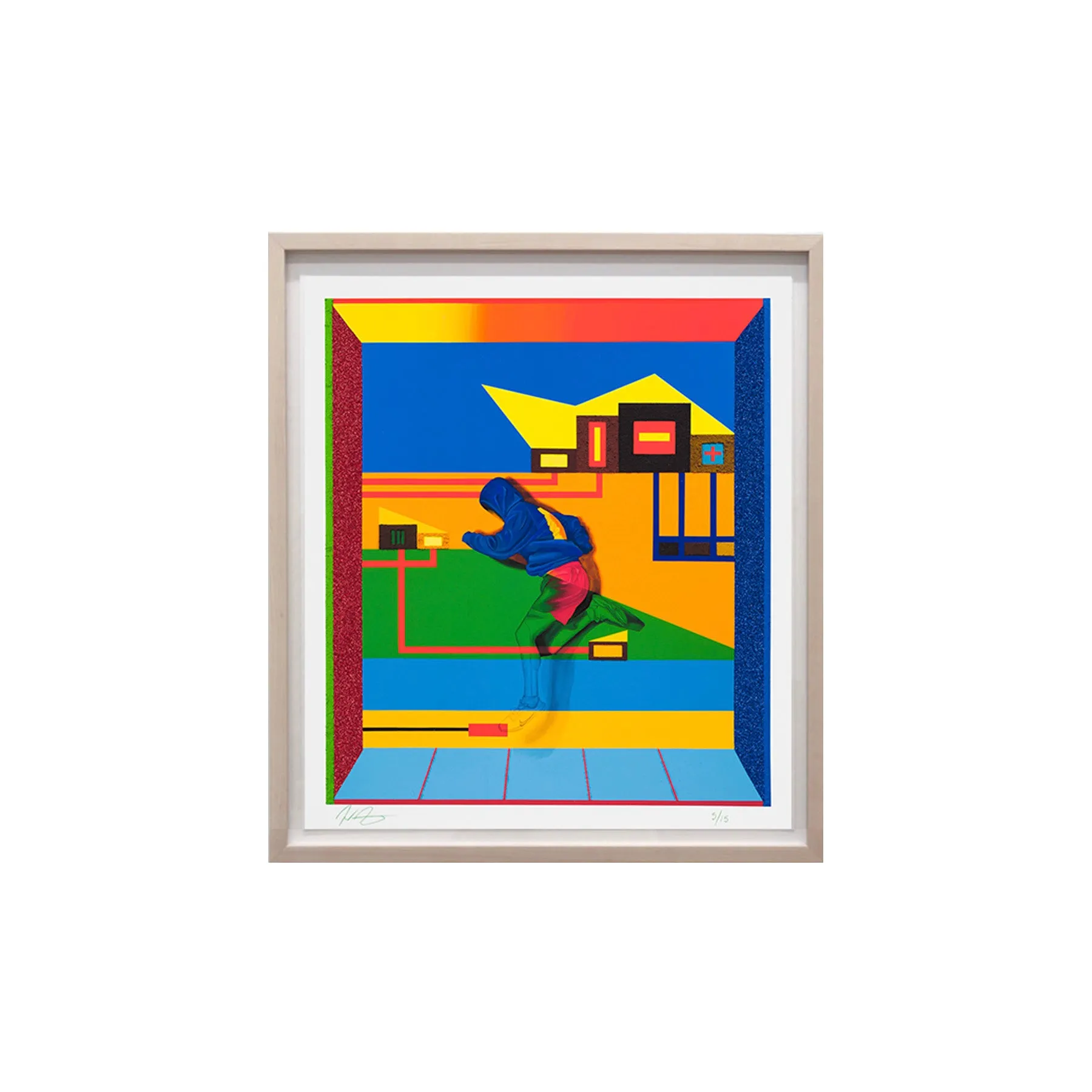 Jamaal Peterman, 30 for 30, 2022; Hand-Embellished, Signed, and Numbered Limited Edition Print