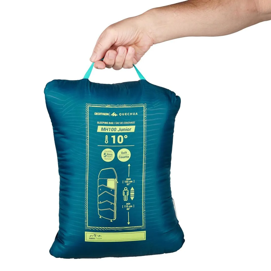 KIDS SLEEPING BAG MH100 10°C