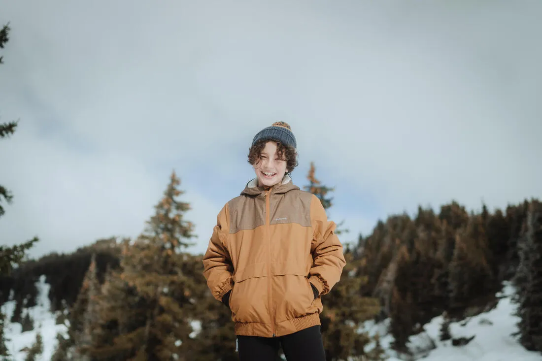 KIDS’ WARM AND WATERPROOF WINTER HIKING JACKET - SH100 -3.5°C - 7-15 YEARS