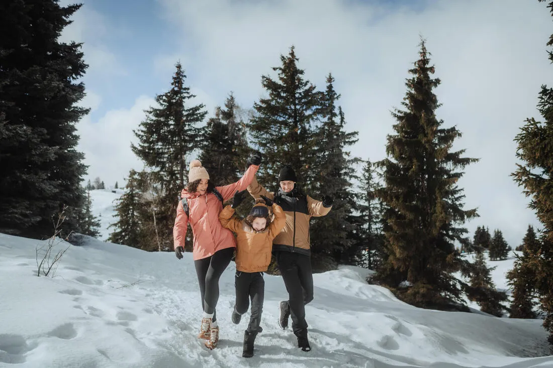 KIDS’ WARM AND WATERPROOF WINTER HIKING JACKET - SH100 -3.5°C - 7-15 YEARS