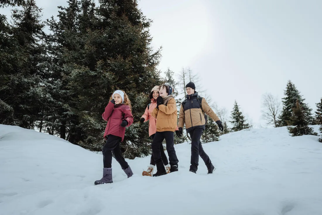 KIDS’ WARM AND WATERPROOF WINTER HIKING JACKET - SH100 -3.5°C - 7-15 YEARS