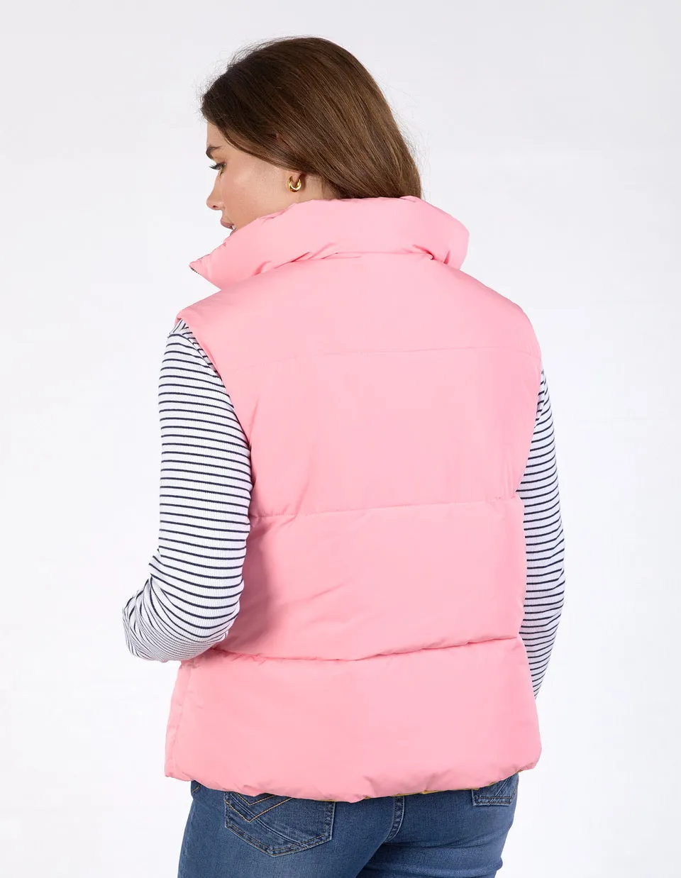 Kit Puffer Vest - Charm Pink
