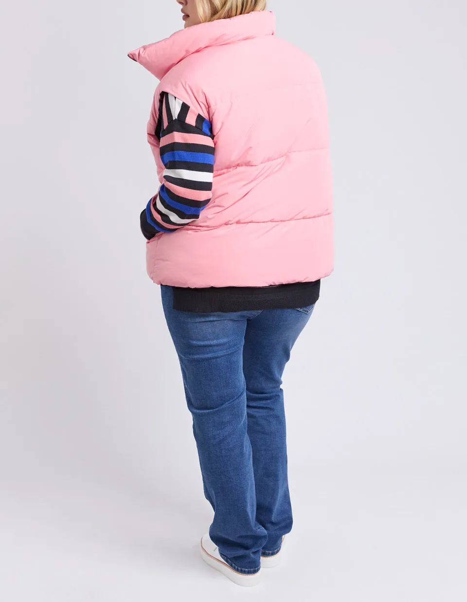 Kit Puffer Vest - Charm Pink