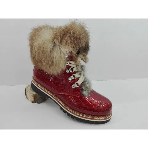 La Thuile Fur Trimmed Hiking Boot