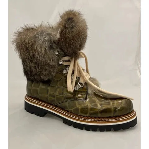 La Thuile Fur Trimmed Hiking Boot
