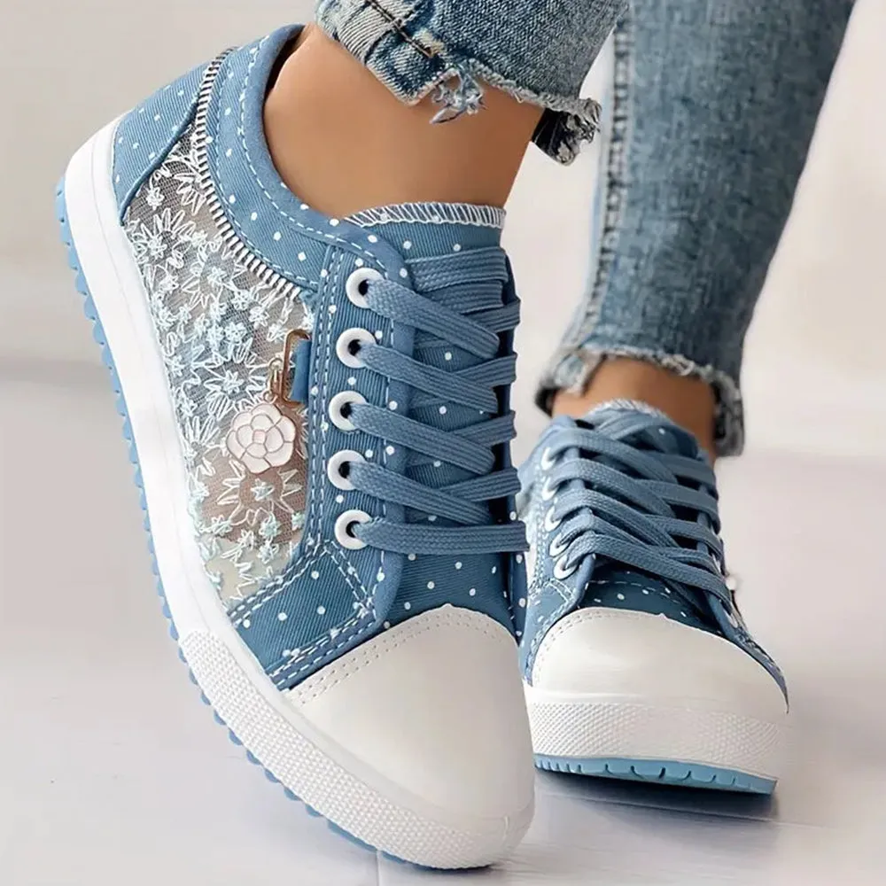 Luna™ | Stylish Lace-Up Sneakers