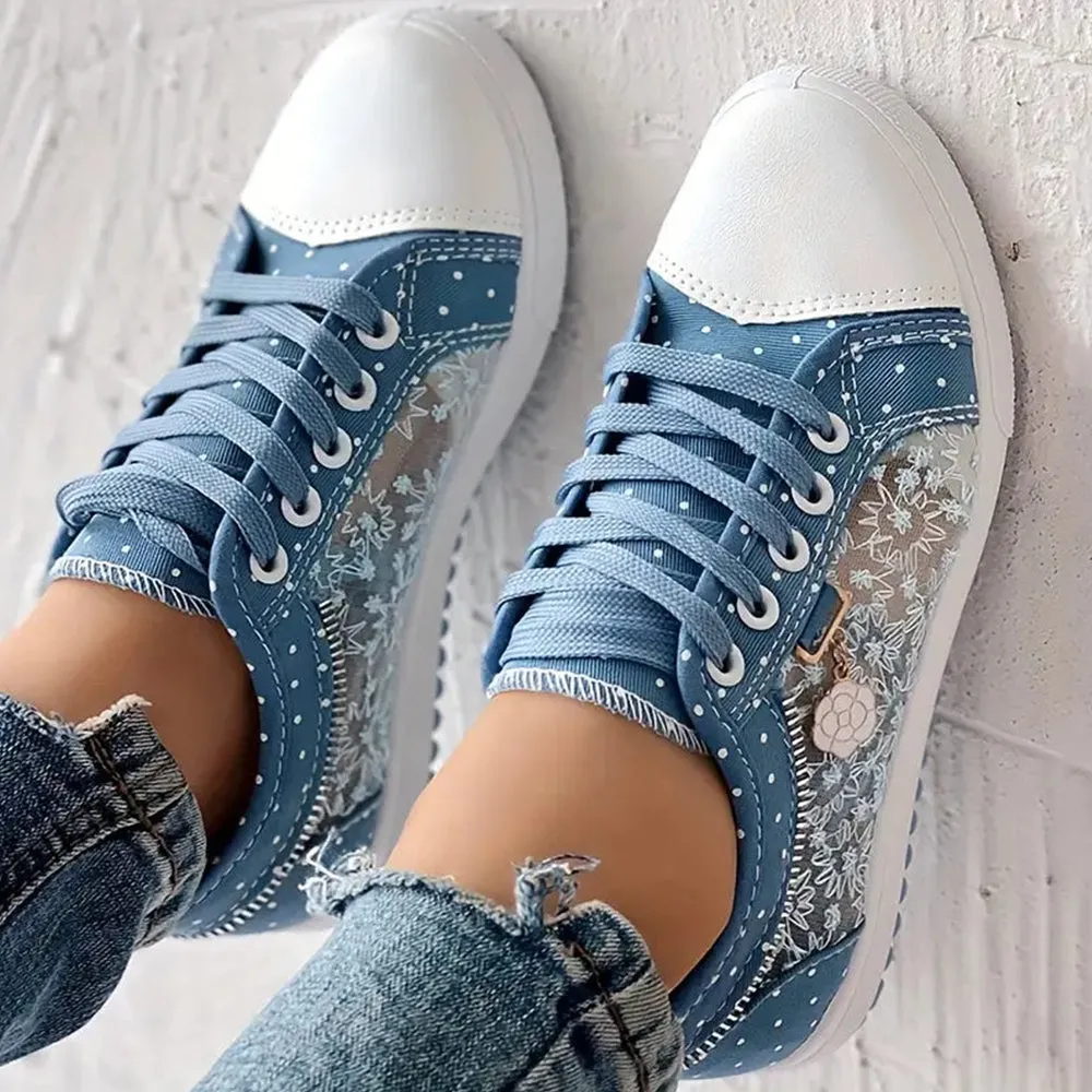 Luna™ | Stylish Lace-Up Sneakers