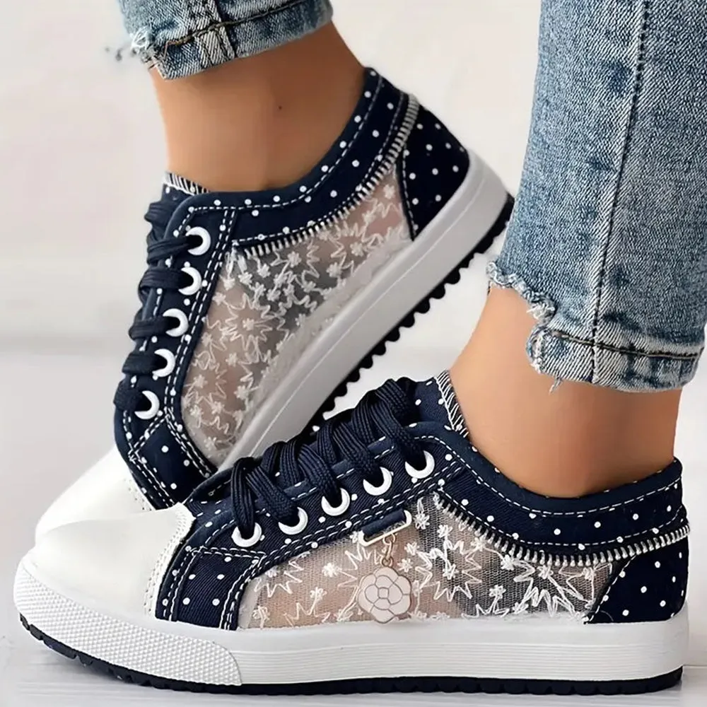 Luna™ | Stylish Lace-Up Sneakers