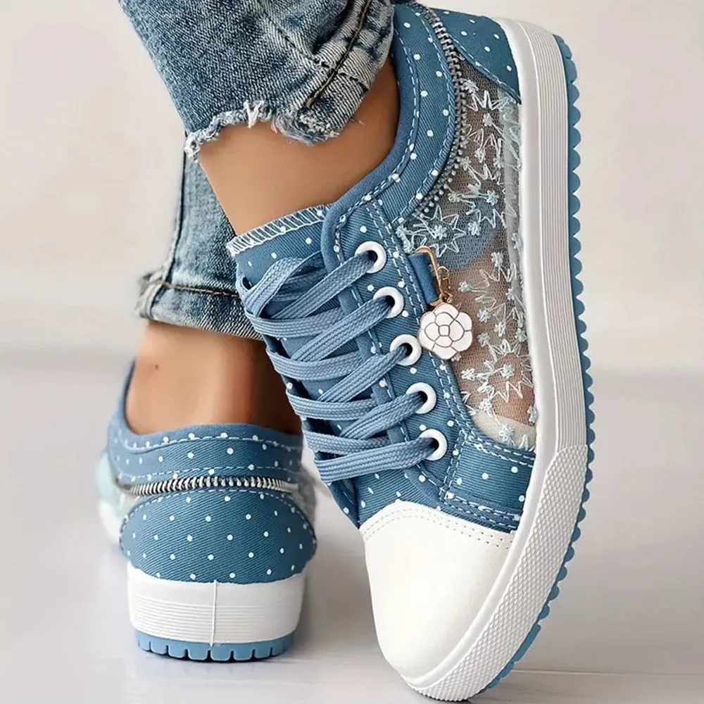 Luna™ | Stylish Lace-Up Sneakers