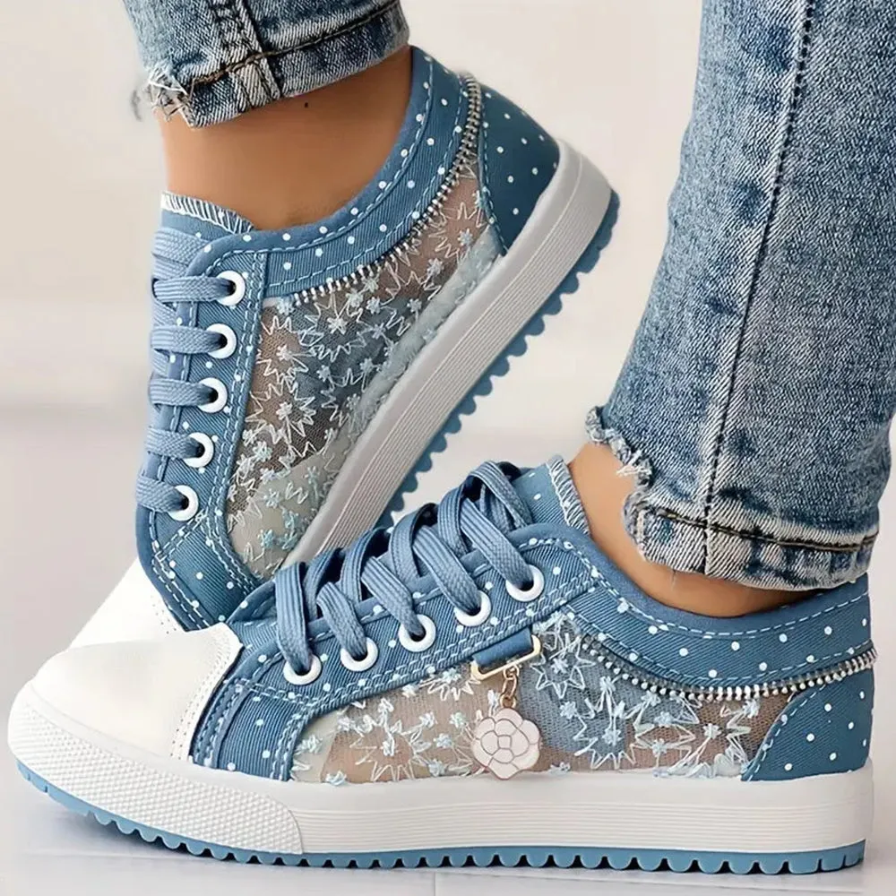 Luna™ | Stylish Lace-Up Sneakers