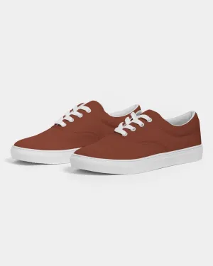 Medium Dark Midtone Red Canvas Sneakers | Men's | C0M80Y80K60