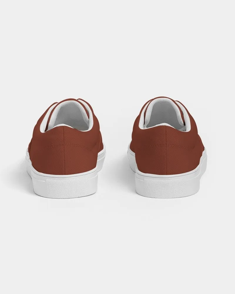 Medium Dark Midtone Red Canvas Sneakers | Men's | C0M80Y80K60