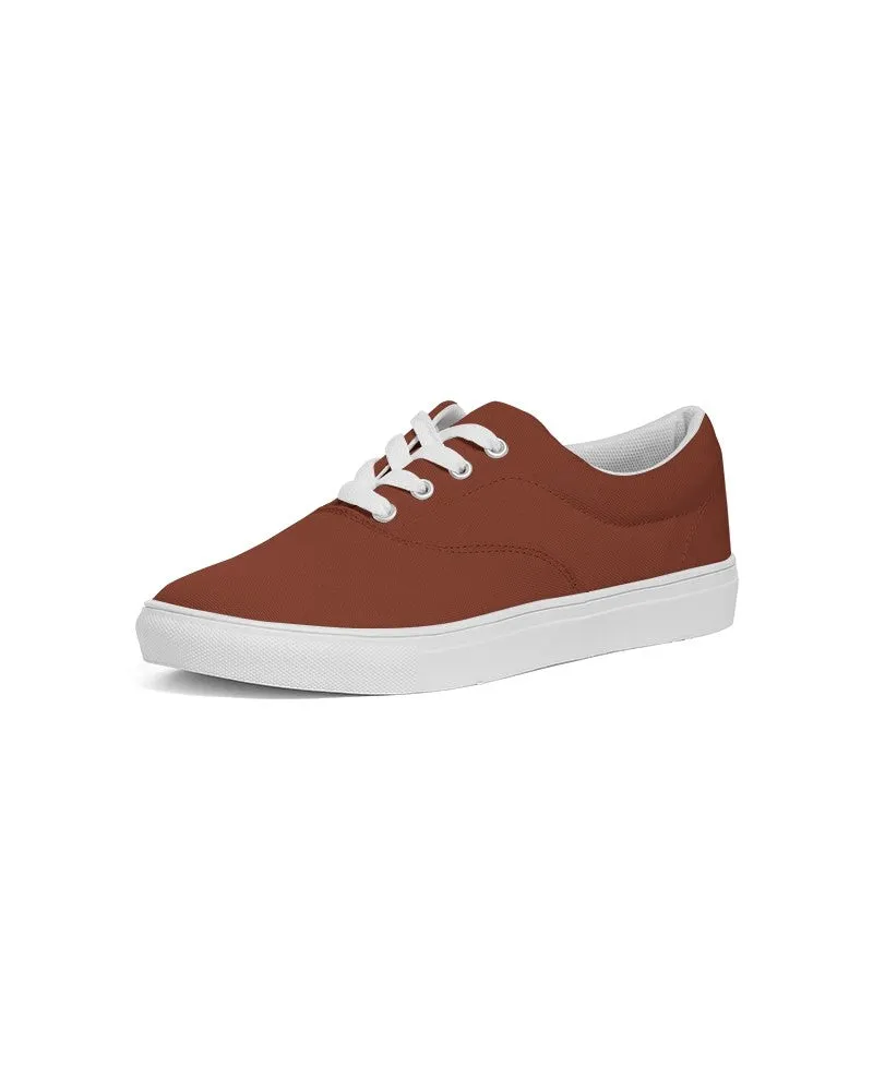 Medium Dark Midtone Red Canvas Sneakers | Men's | C0M80Y80K60
