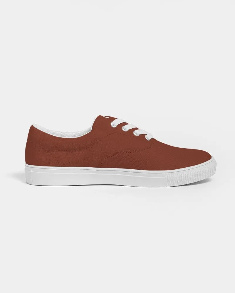 Medium Dark Midtone Red Canvas Sneakers | Men's | C0M80Y80K60