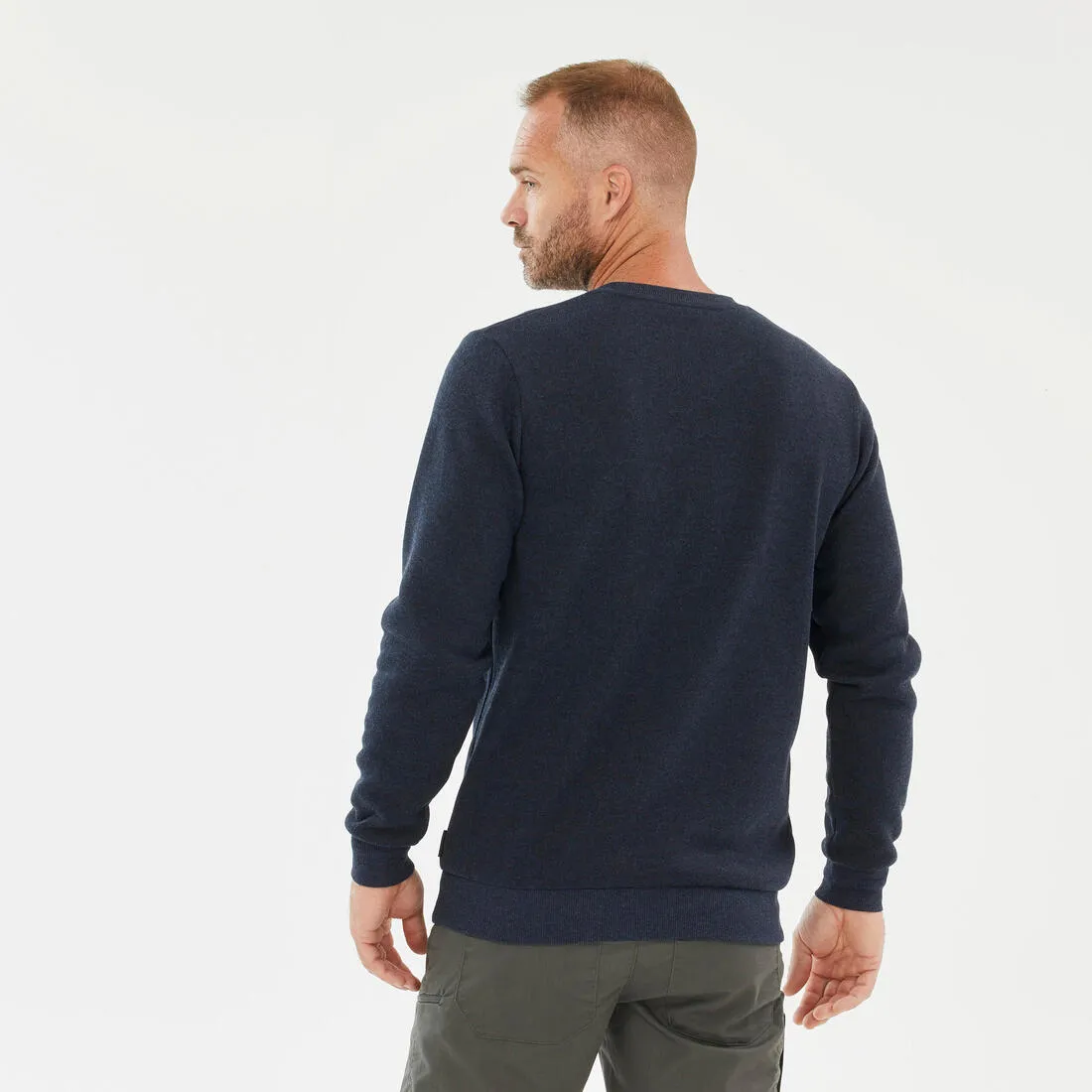 Men’s Crew-Neck Hiking Jumper - NH150